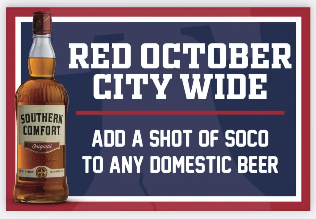 Red October City Wide - Add a shot of SOCO to any domestic beer
